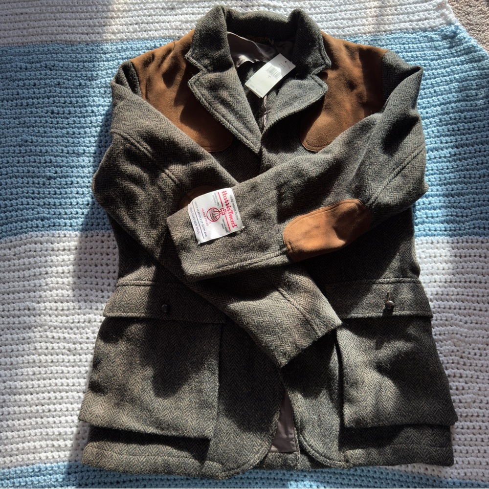 Ralph Lauren Double RL Western Style Tweed Jacket